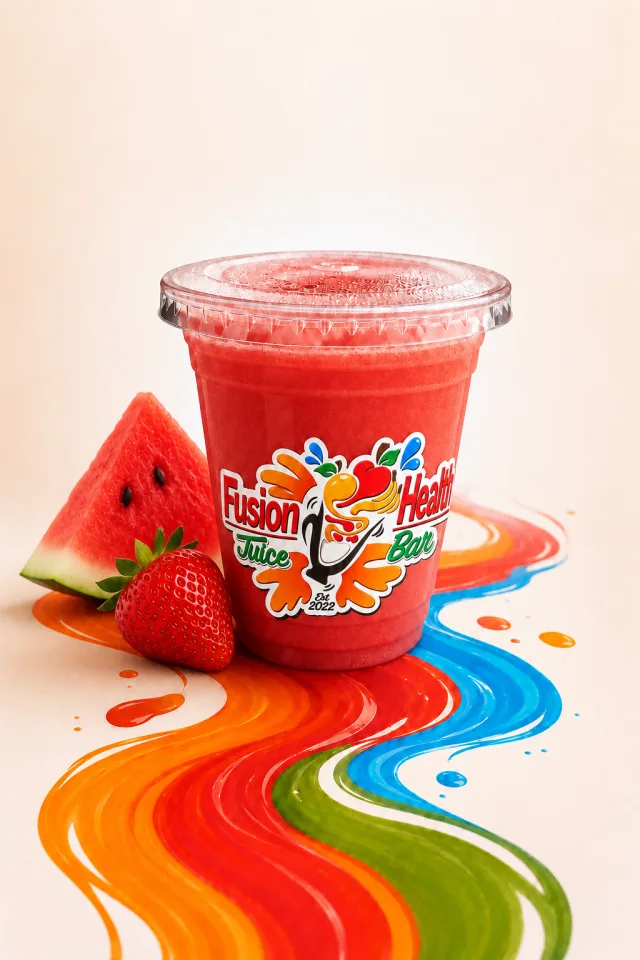 Watermelon Refresher from Fusion Health Juice Bar
